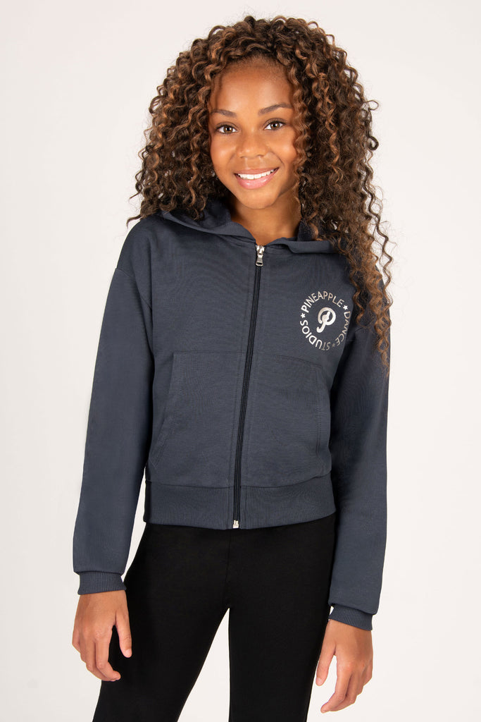 girls-charcoal-logo-zip-hoodie