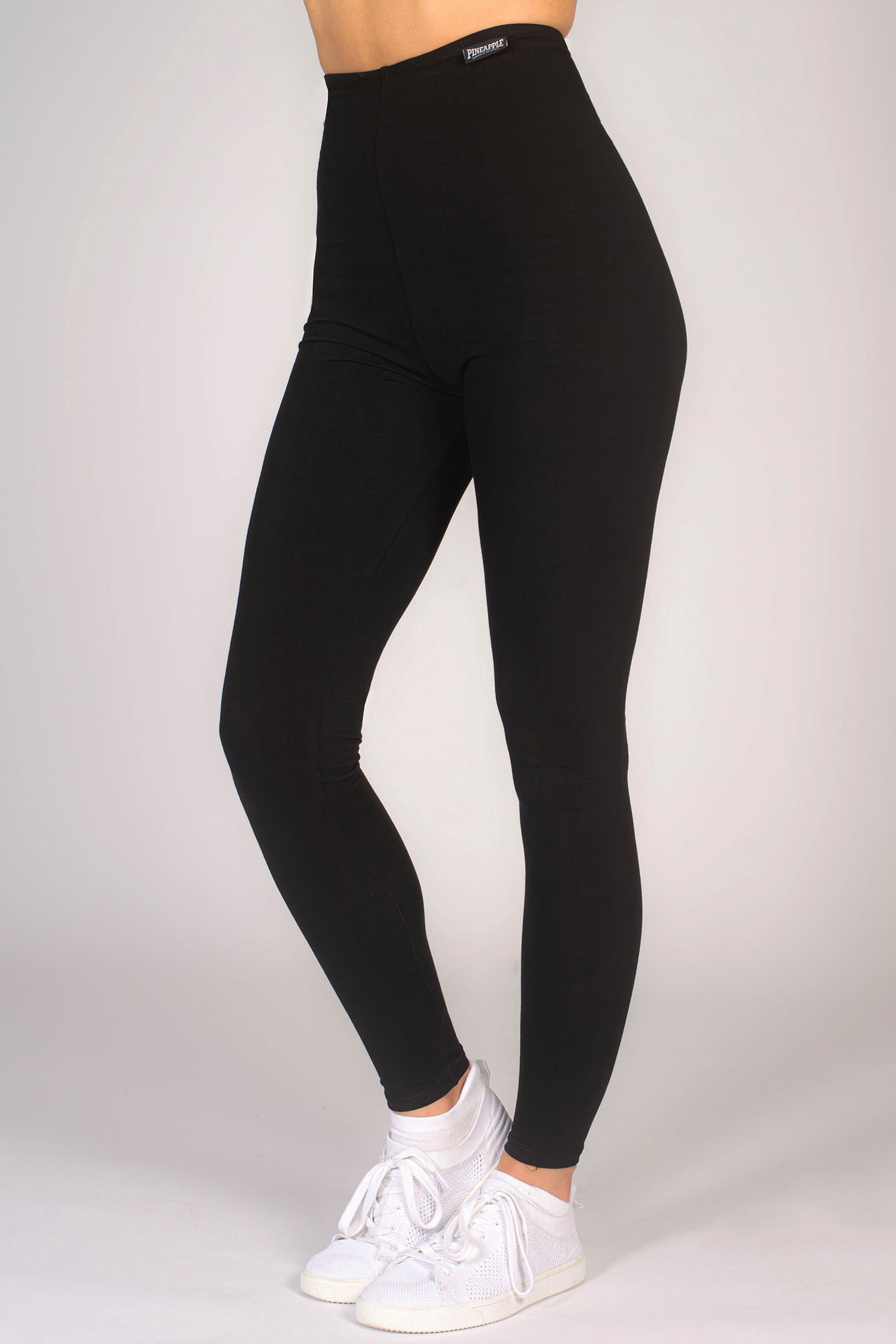 Super high waisted leggings in black for women, perfect for workouts