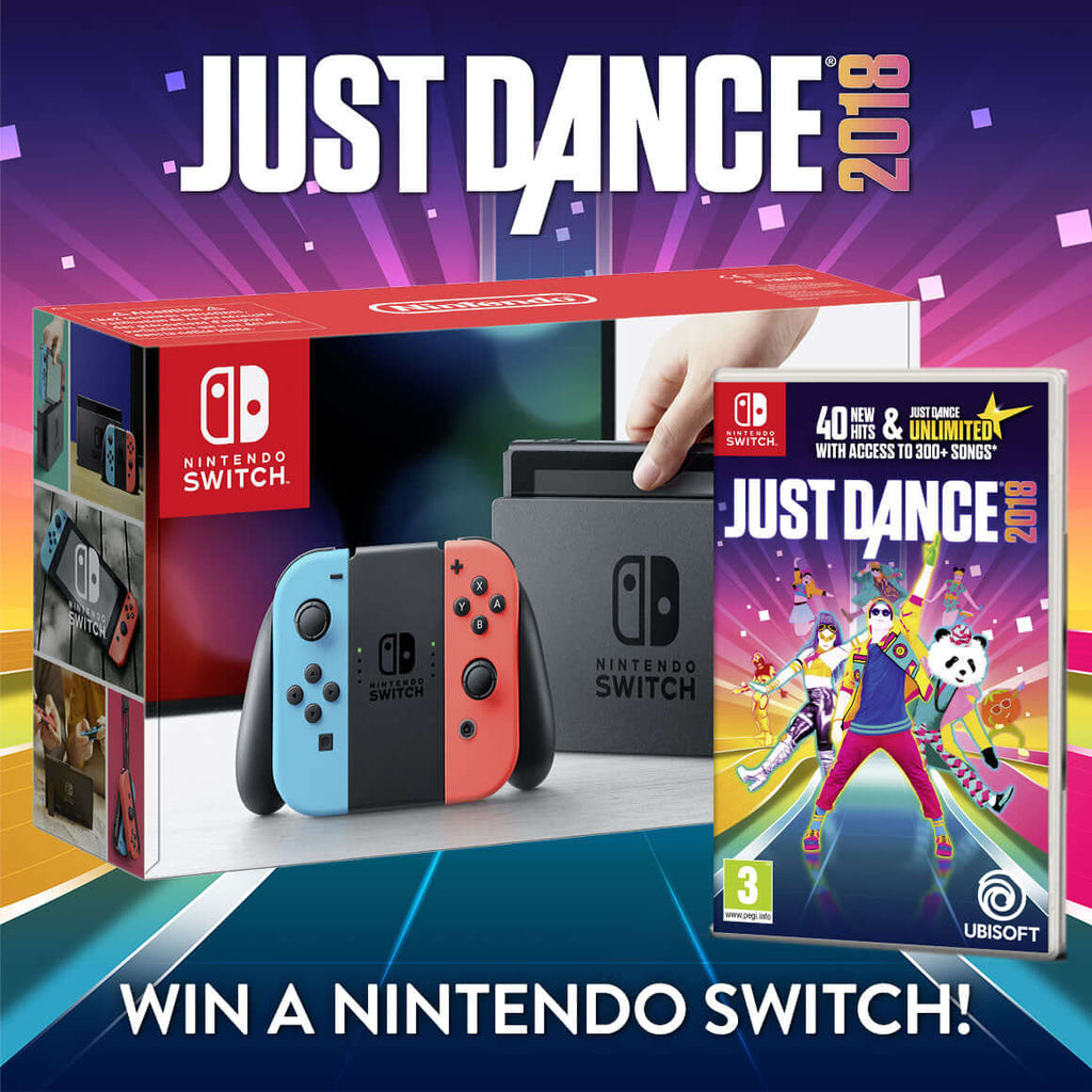 Win A Nintendo Switch Console & Just Dance 2018 Game!