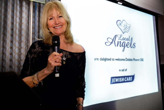 Debbie Moore with the Local Angels for Jewish Care
