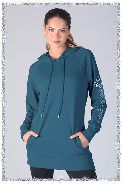 Longline Logo Hoodie