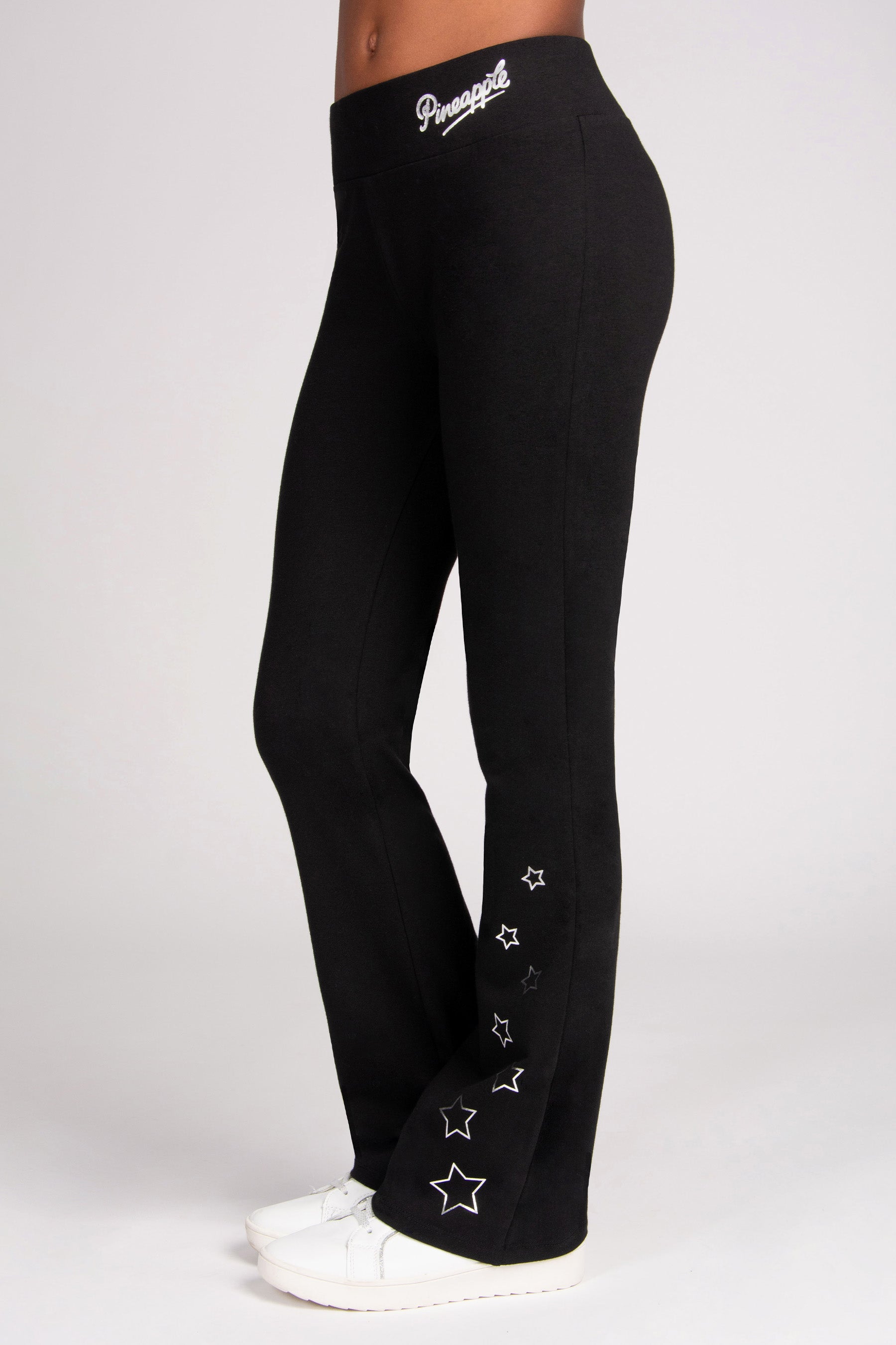 Star Jersey Flare Trousers