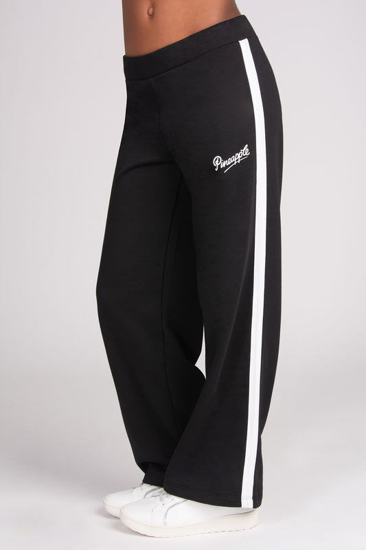 Stripe Panel Wide Leg Joggers