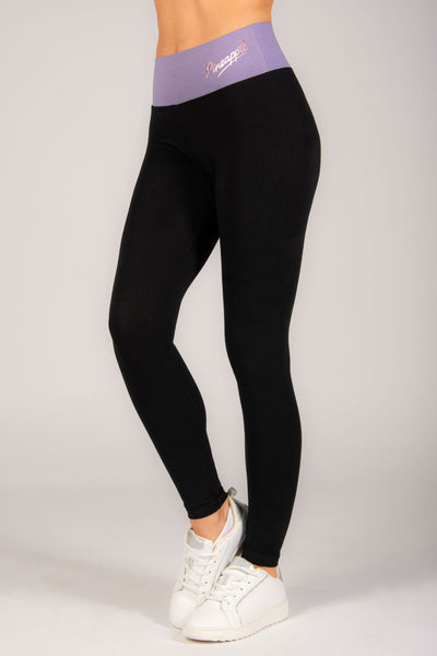 Contrast Band Leggings