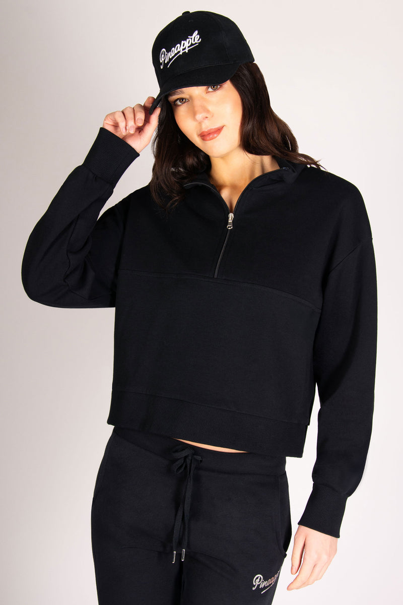 funnel neck women's sweatshirt