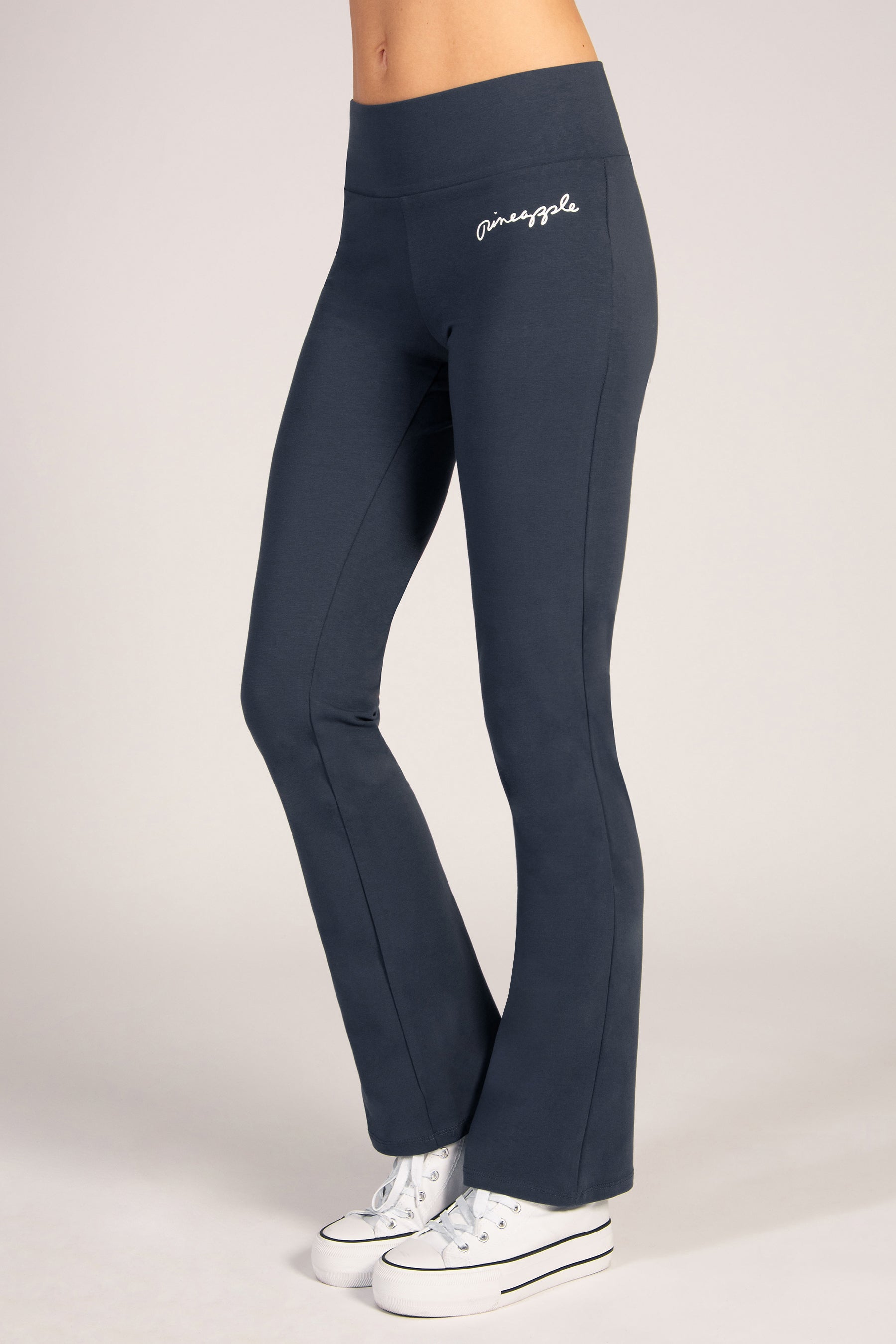 Boot Cut Yoga Pants Charcoal Bootcut Jersey Trousers For Women