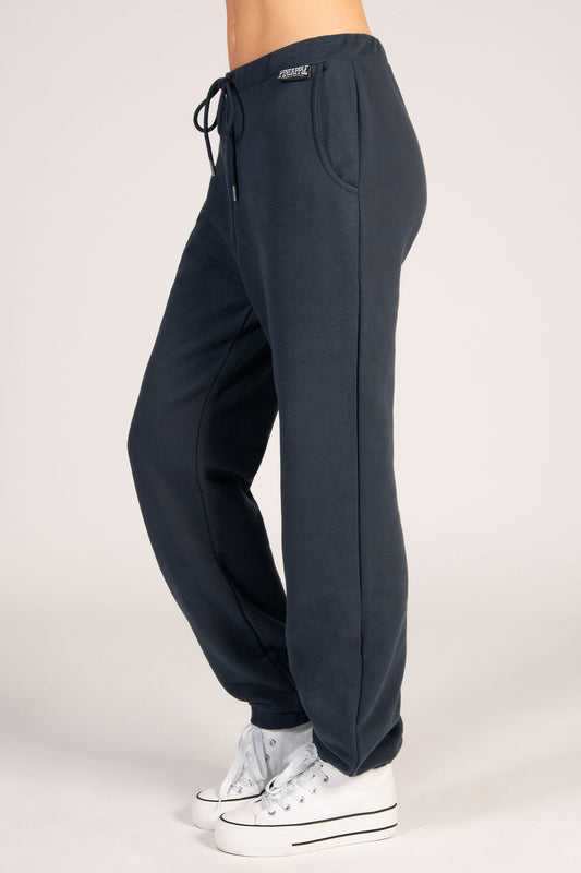 Unisex oversized joggers with side pockets and elasticated drawstring waistband.