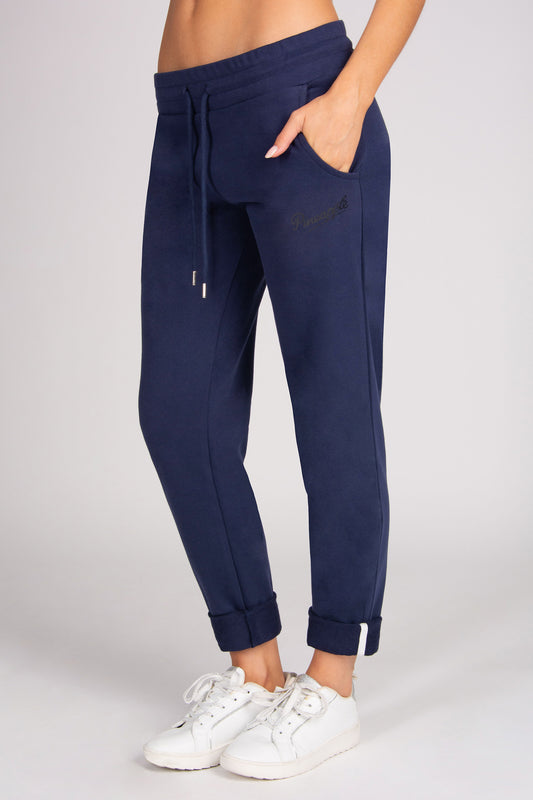 Straight Fit Roll Hem Joggers