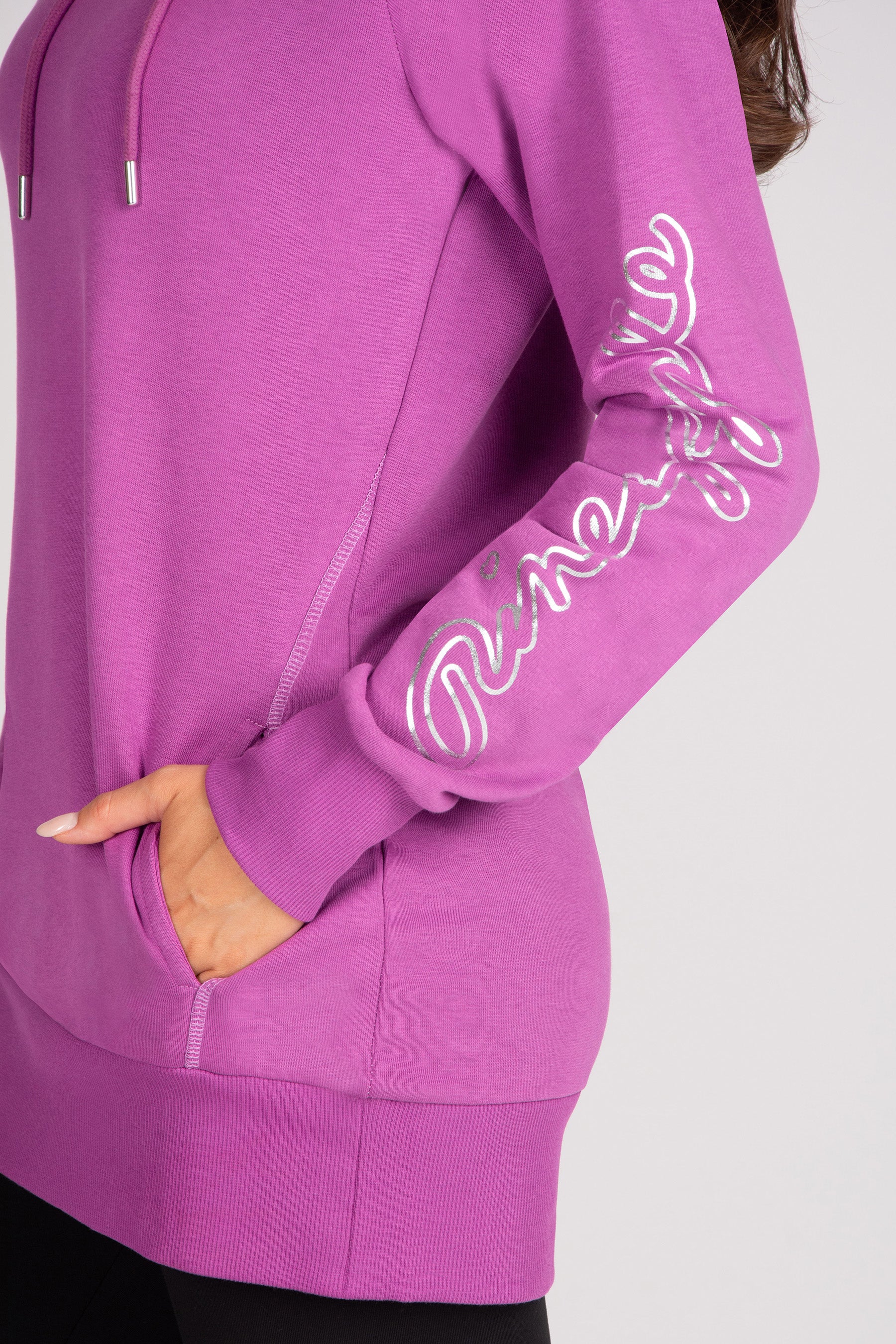 Longline Logo Hoodie