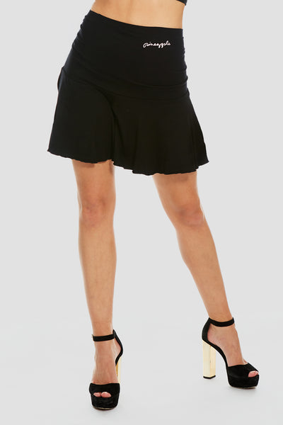 Woman wearing Pineapple Black The 'Debbie' Skirt
