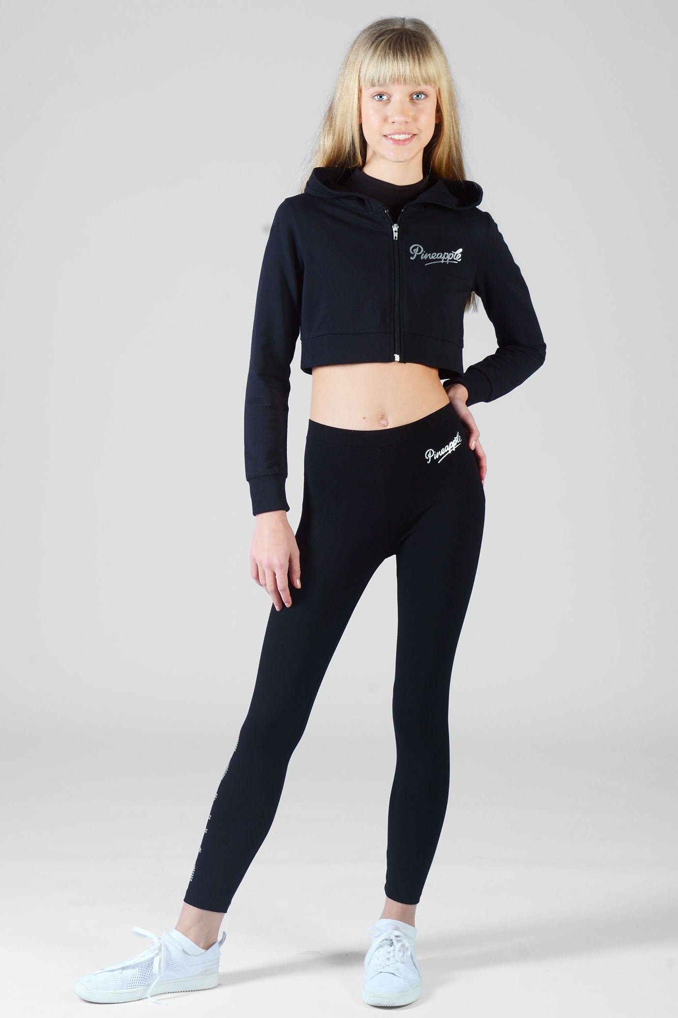 Scuba Active Women's Sports Cropped Capri Leggings Gym Workout Fitness  Black | eBay