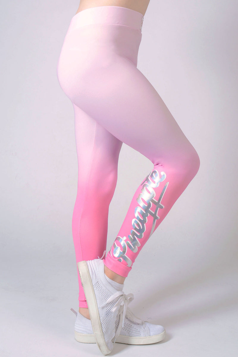 Buy Pineapple Girls' Pink Ombré Leggings online