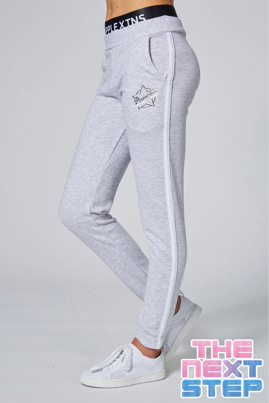 Girl wearing Pineapple X The Next Step Grey Joggers