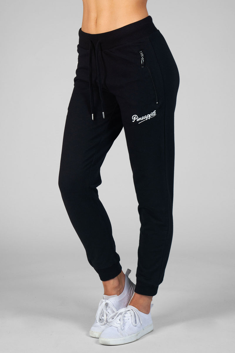 Buy Black Skinny Zip Joggers from the Pineapple online store